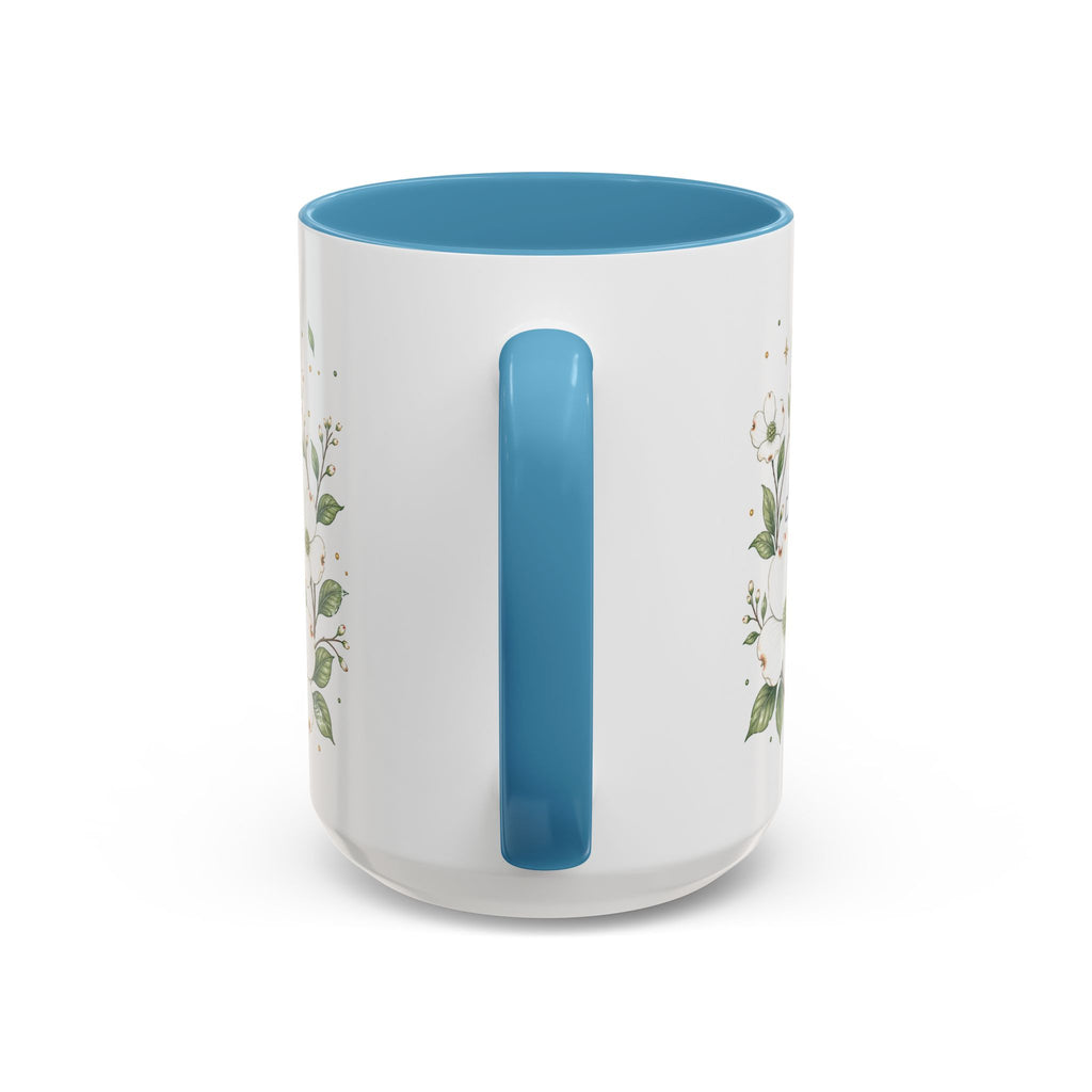 North Carolina State Map Mug | Moving Away, Homesick Gift | Botanical Accent Coffee Cup