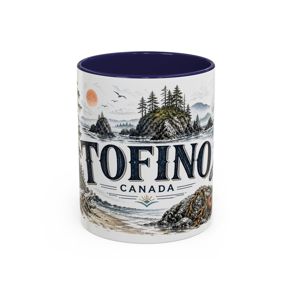 Tofino Mug, Canada Travel Souvenir, Bucket List Gift, Accent Ceramic Coffee Mug 11oz 15oz