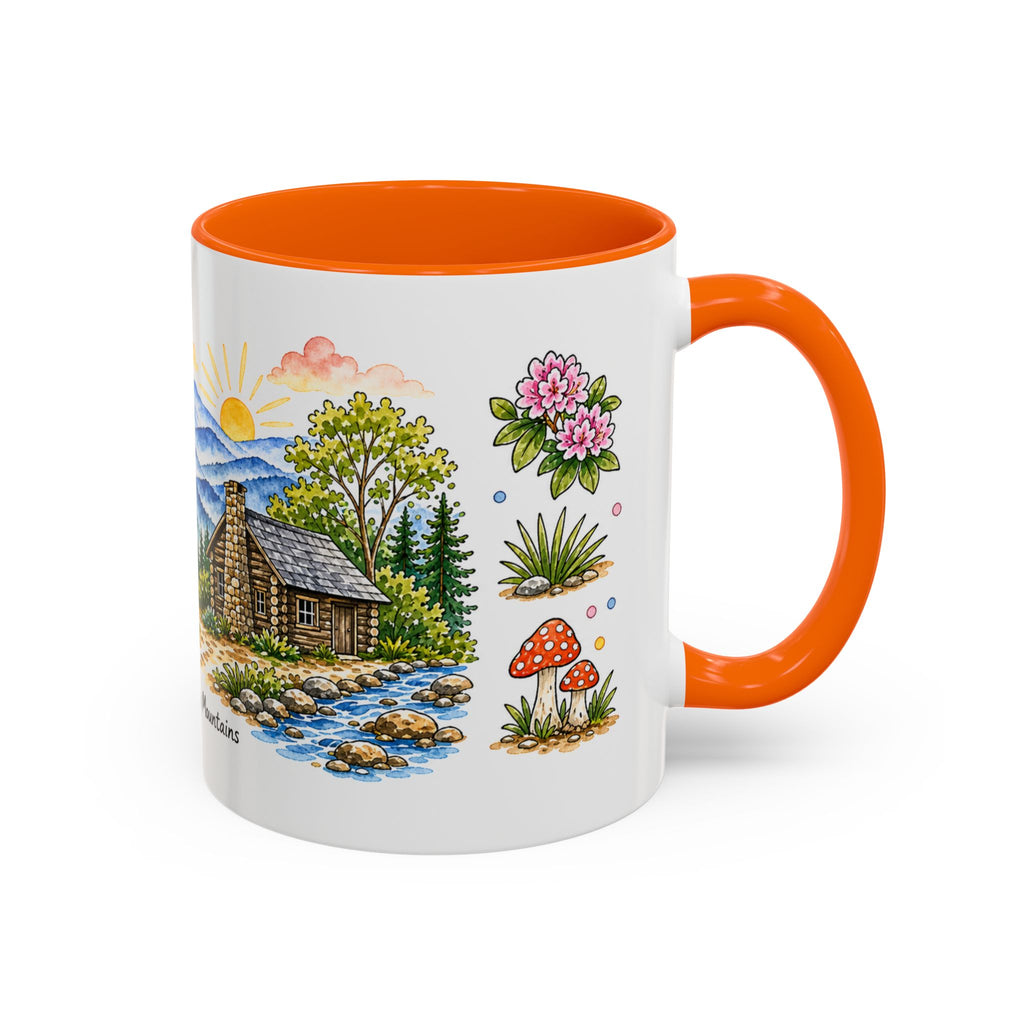 Great Smoky Mountains National Park Mug | US Travel Souvenir Accent Coffee Mug | 11oz 15oz Ceramic Cup
