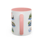 Oslo Illustrated Travel Mug | City Souvenir Accent Coffee Mug | 11oz 15oz Ceramic Cup
