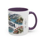 Lake Garda Mug, Italy Travel Souvenir, Bucket List Gift, Accent Ceramic Coffee Mug 11oz 15oz