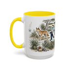 K'gari Mug, Australia Travel Souvenir, Bucket List Gift, Accent Ceramic Coffee Mug 11oz 15oz
