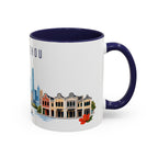 Guangzhou Coffee Mug | China Travel Souvenir | Porcelain Decal City Gift | 11oz 15oz Accent Mug