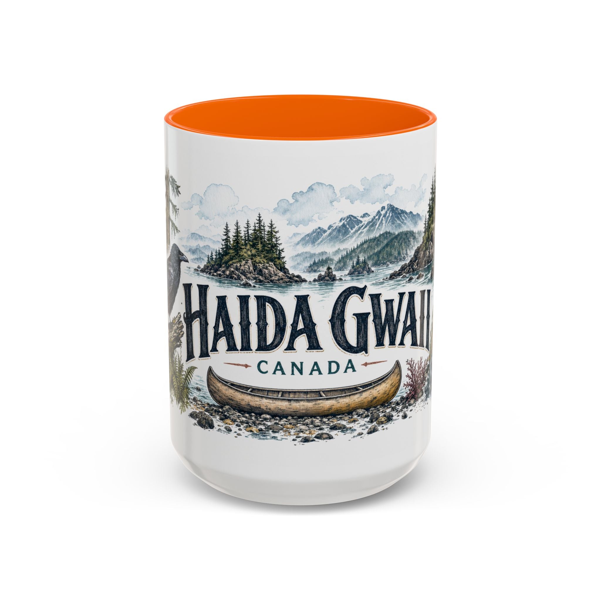 Haida Gwaii Mug, Canada Travel Souvenir, Bucket List Gift, Accent Ceramic Coffee Mug 11oz 15oz