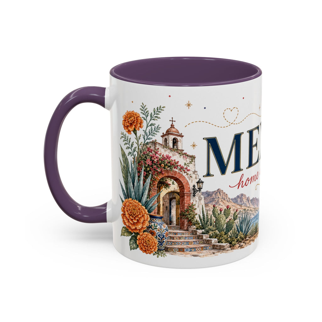 Mexico Home Country Mug | Moving Away Gift | Long Distance Friendship | 11 oz 15 oz Accent Mug