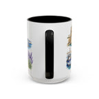 Marseille Illustrated Travel Mug | City Souvenir Accent Coffee Mug | 11oz 15oz Ceramic Cup