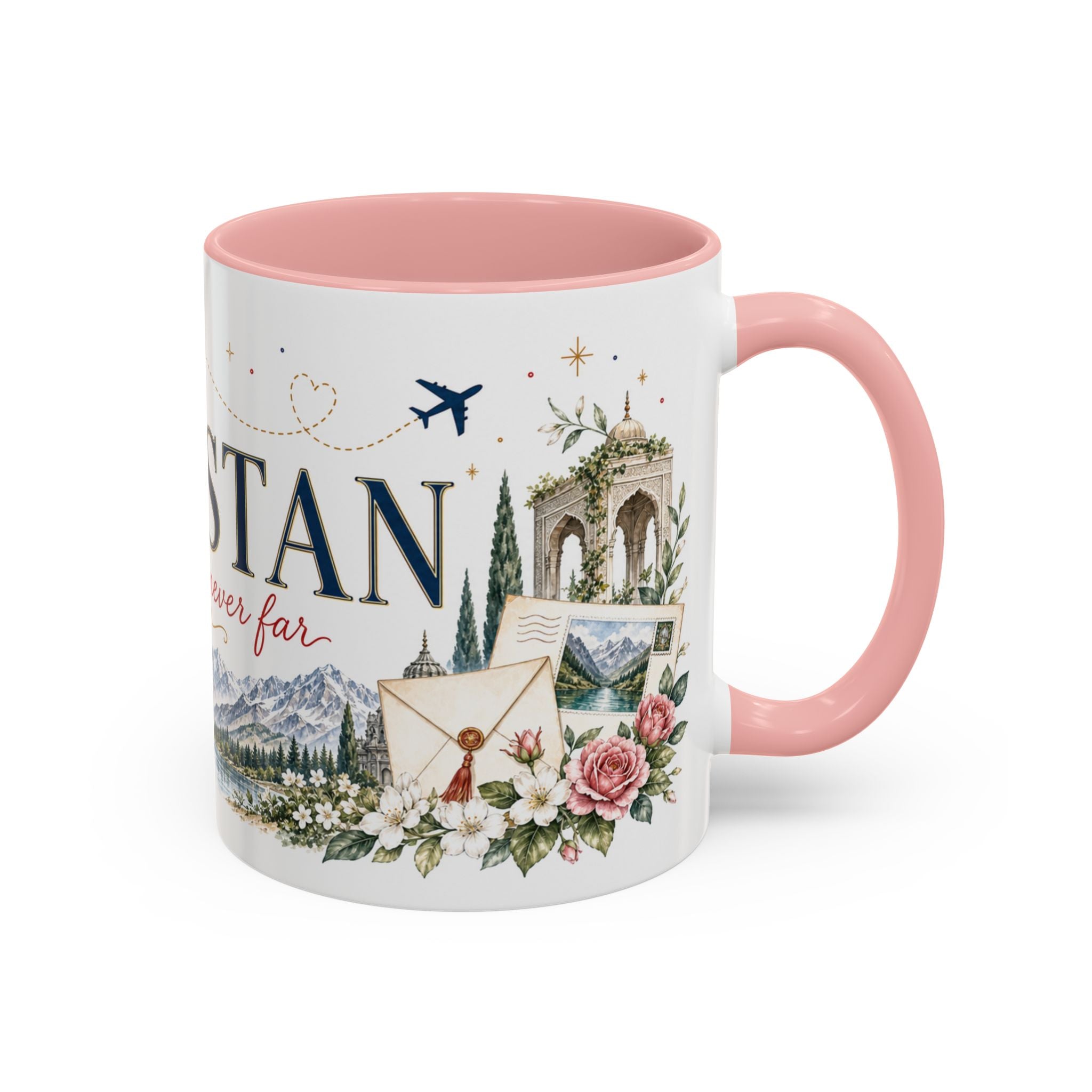 Pakistan Home Country Mug | Moving Away Gift | Long Distance Friendship | 11 oz 15 oz Accent Mug
