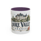 Loire Valley Mug, France Travel Souvenir, Bucket List Gift, Accent Ceramic Coffee Mug 11oz 15oz