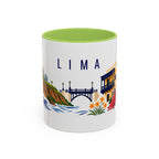 Lima Coffee Mug | Peru Travel Souvenir | Porcelain Decal City Gift | 11oz 15oz Accent Mug