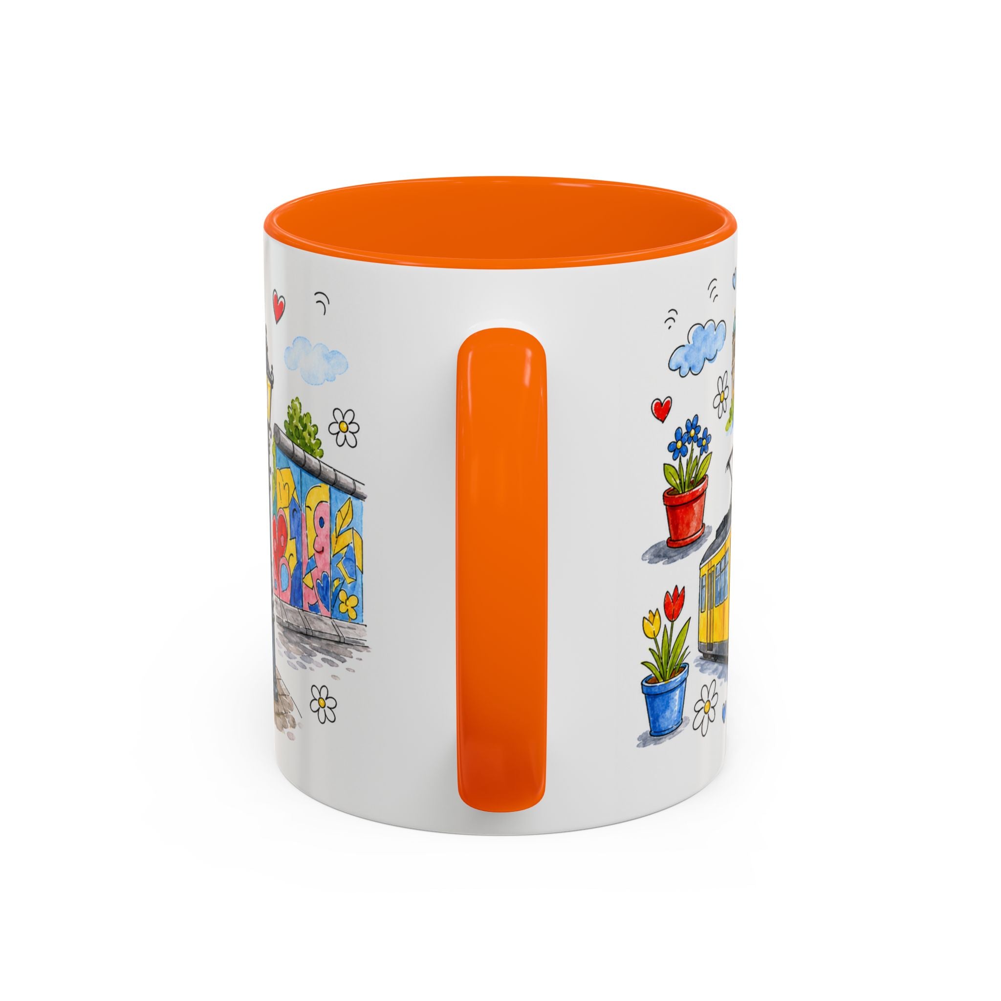 Berlin Travel Mug | European City Souvenir Accent Coffee Mug | 11oz 15oz Ceramic Cup