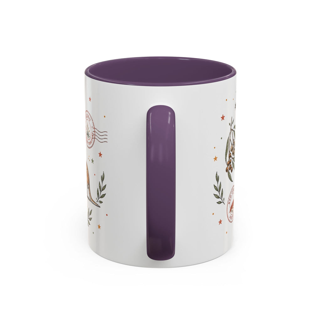 Uluru Coffee Mug | Travel Destination Souvenir Gift | Accent Color Ceramic 11oz 15oz