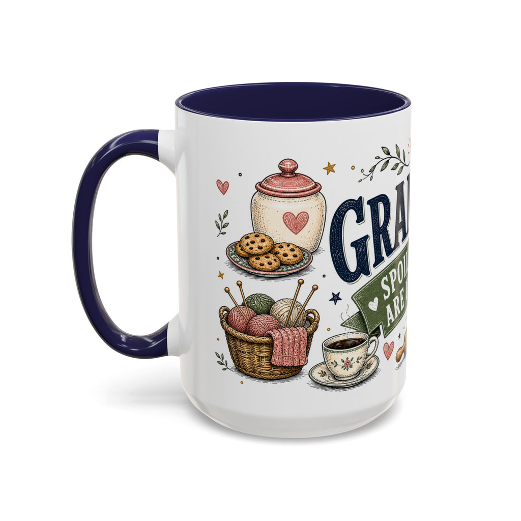 Grandma's Spoiling Skills Are Unmatched Coffee Mug | Funny Gift From Grandkids | Accent Ceramic 11oz 15oz
