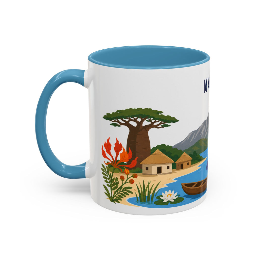 Malawi Coffee Mug | Travel Souvenir Accent Mug | Country Gift Ceramic Cup 11oz 15oz
