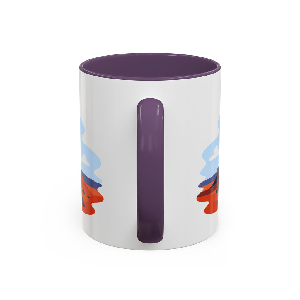 Monument Valley Coffee Mug | Travel Destination Souvenir Gift | Accent Color Ceramic 11oz 15oz