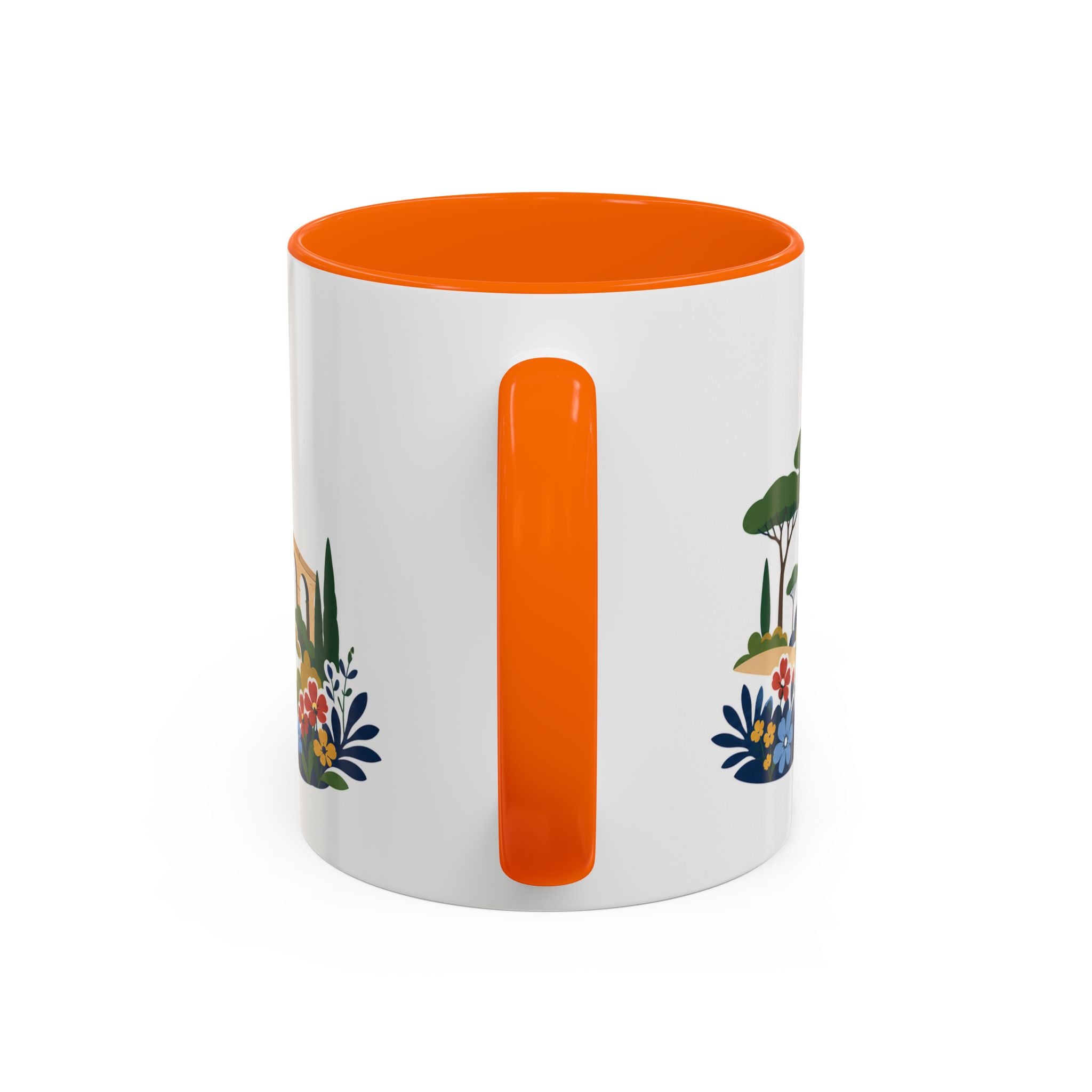 Rome Coffee Mug | Italy Travel Souvenir | Porcelain Decal City Gift | 11oz 15oz Accent Mug