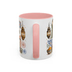 Marrakech Medina Coffee Mug | Travel Destination Souvenir Gift | Accent Color Ceramic 11oz 15oz