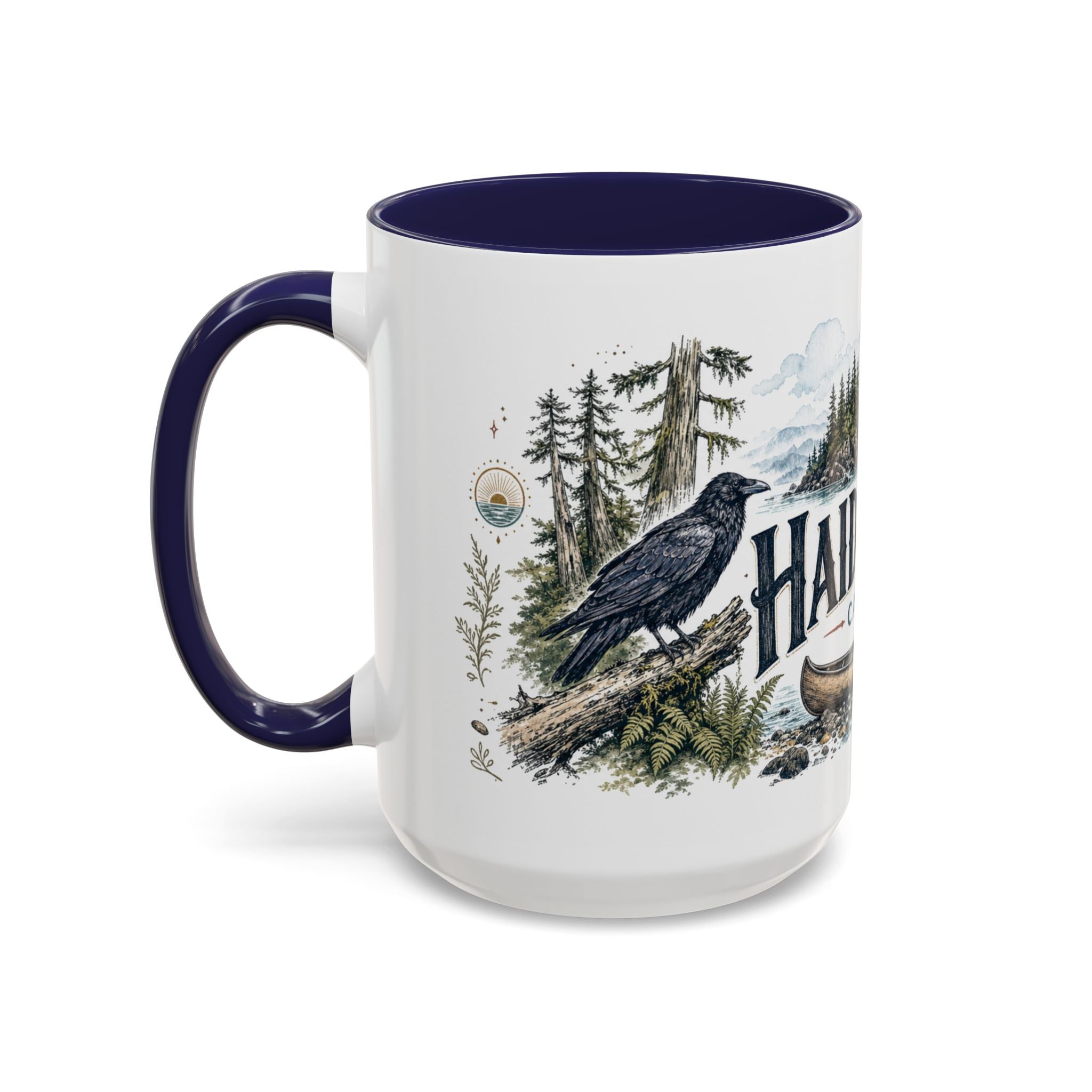 Haida Gwaii Mug, Canada Travel Souvenir, Bucket List Gift, Accent Ceramic Coffee Mug 11oz 15oz