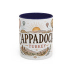 Cappadocia Coffee Mug | Travel Destination Souvenir Gift | Accent Color Ceramic 11oz 15oz