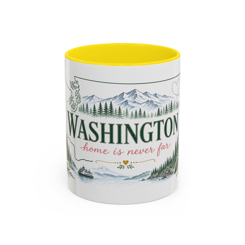 Washington State Map Mug | Moving Away, Homesick, Long Distance Friendship Gift