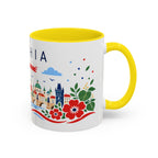 Czechia Coffee Mug | Travel Souvenir Accent Mug | Country Gift Ceramic Cup 11oz 15oz