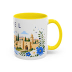 Israel Coffee Mug | Travel Souvenir Accent Mug | Place Gift Ceramic Cup 11oz 15oz