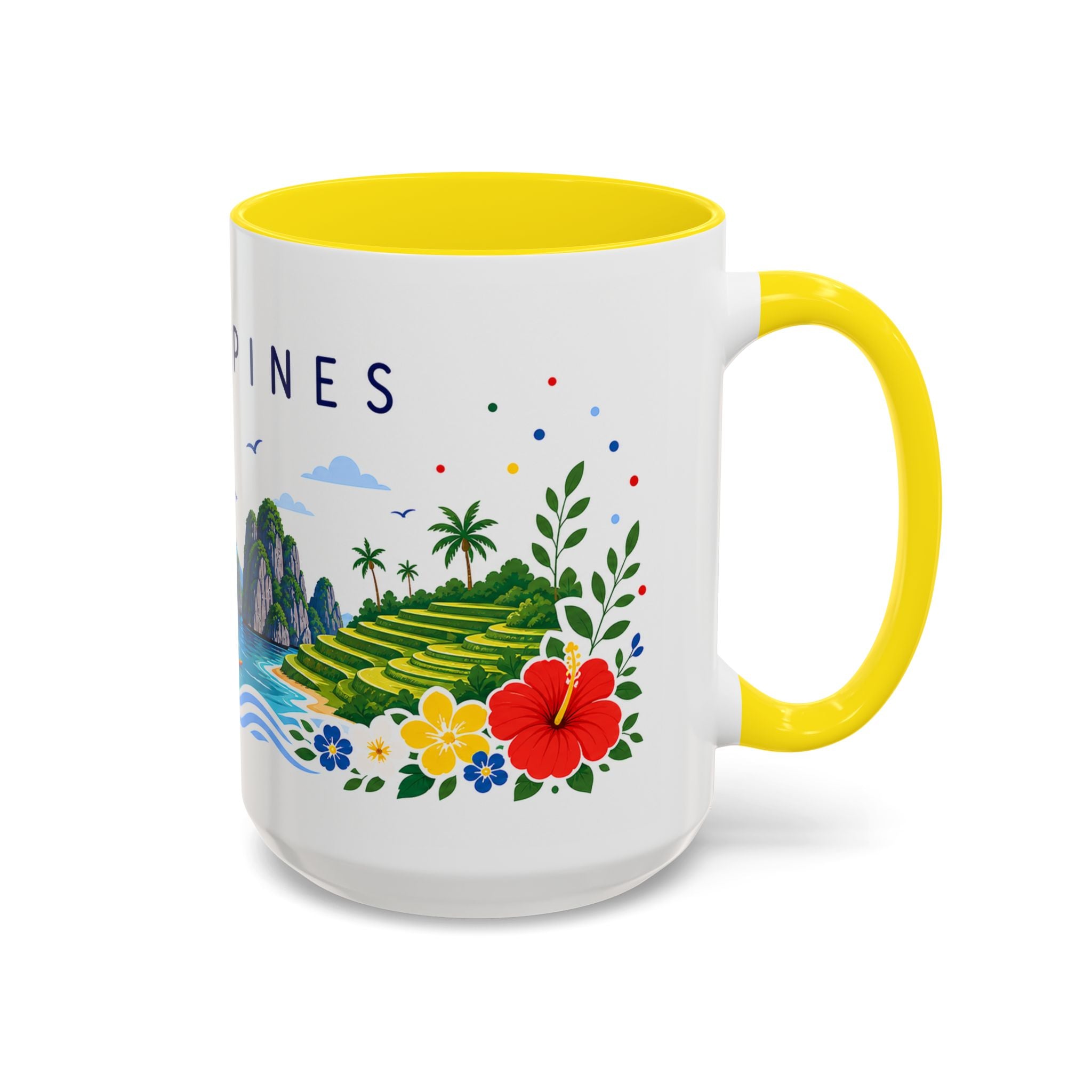 Philippines Coffee Mug | Travel Souvenir Accent Mug | Place Gift Ceramic Cup 11oz 15oz