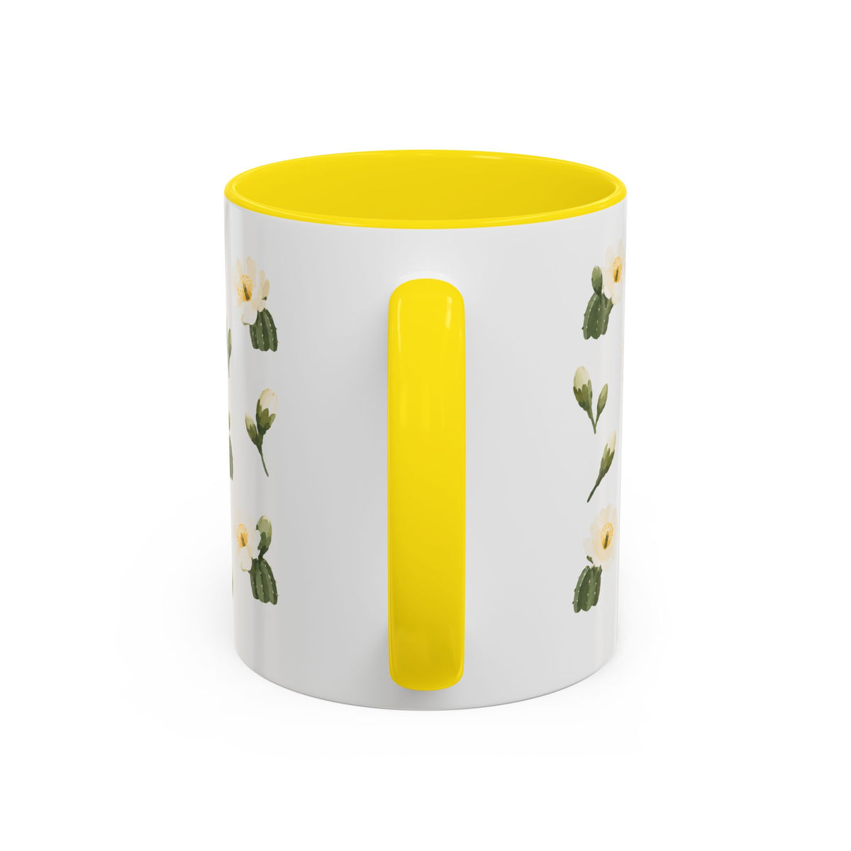 Arizona Saguaro cactus blossom Mug, State Flower Floral Coffee Cup, 11oz Botanical Gift