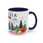 Indonesia Coffee Mug | Travel Souvenir Accent Mug | Country Gift Ceramic Cup 11oz 15oz