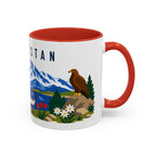 Kyrgyzstan Coffee Mug | Travel Souvenir Accent Mug | Country Gift Ceramic Cup 11oz 15oz