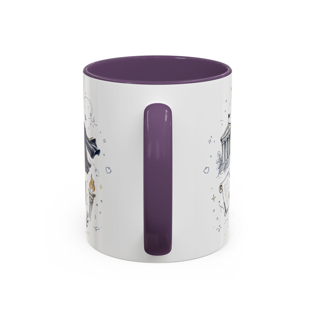 Congrats Graduate Coffee Mug | Class of 2026 Graduation Gift | Accent Color Ceramic 11oz 15oz