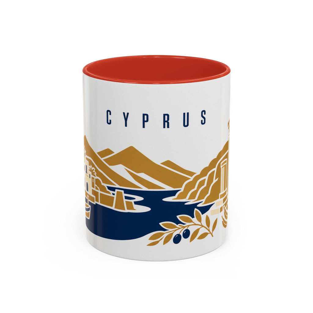 Cyprus Coffee Mug | Travel Souvenir Accent Mug | Country Gift Ceramic Cup 11oz 15oz