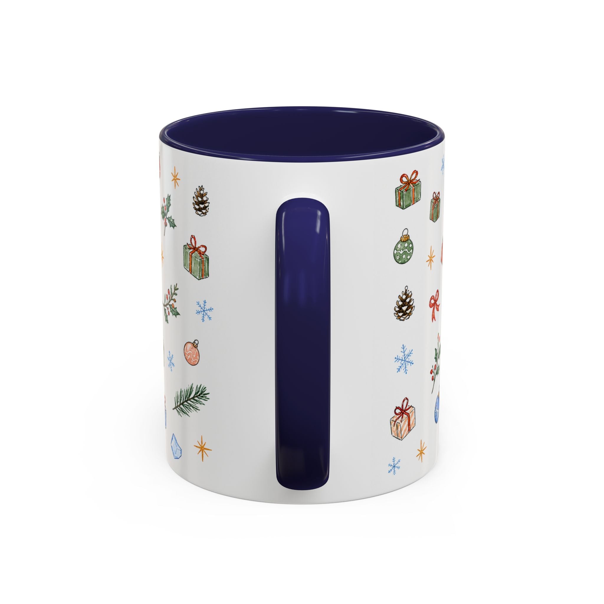 Denali National Park Christmas Mug | Watercolor Travel Souvenir | Holiday Gift | Accent Ceramic Coffee Cup 11oz 15oz