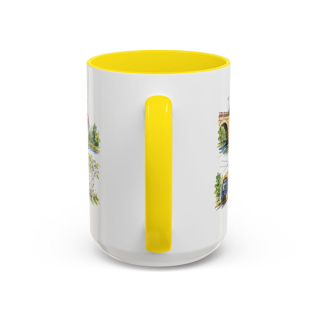 Minneapolis Illustrated Travel Mug | City Souvenir Accent Coffee Mug | 11oz 15oz Ceramic Cup