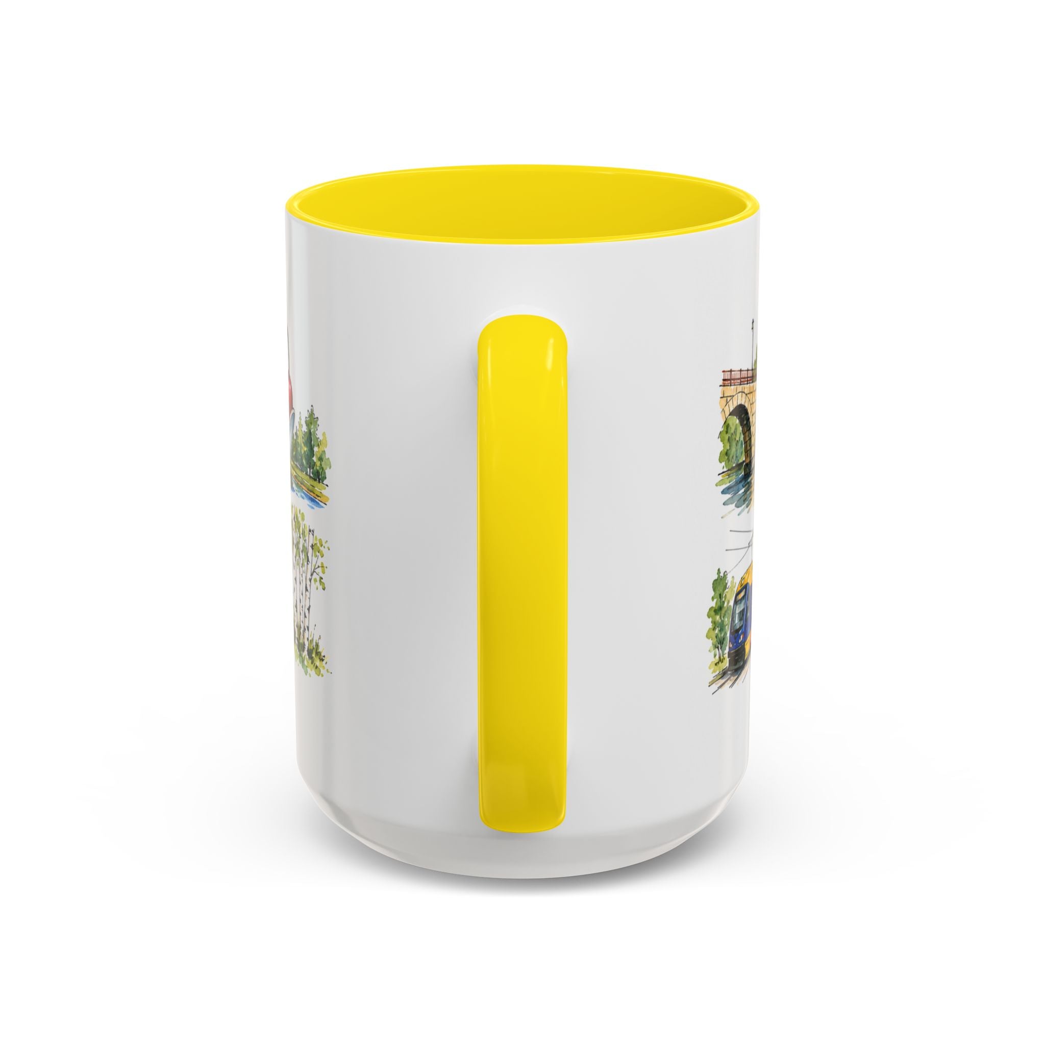 Minneapolis Illustrated Travel Mug | City Souvenir Accent Coffee Mug | 11oz 15oz Ceramic Cup