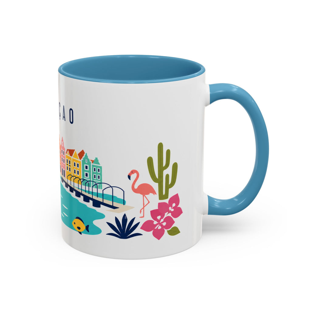 Curaçao Coffee Mug | Travel Souvenir Accent Mug | Country Gift Ceramic Cup 11oz 15oz