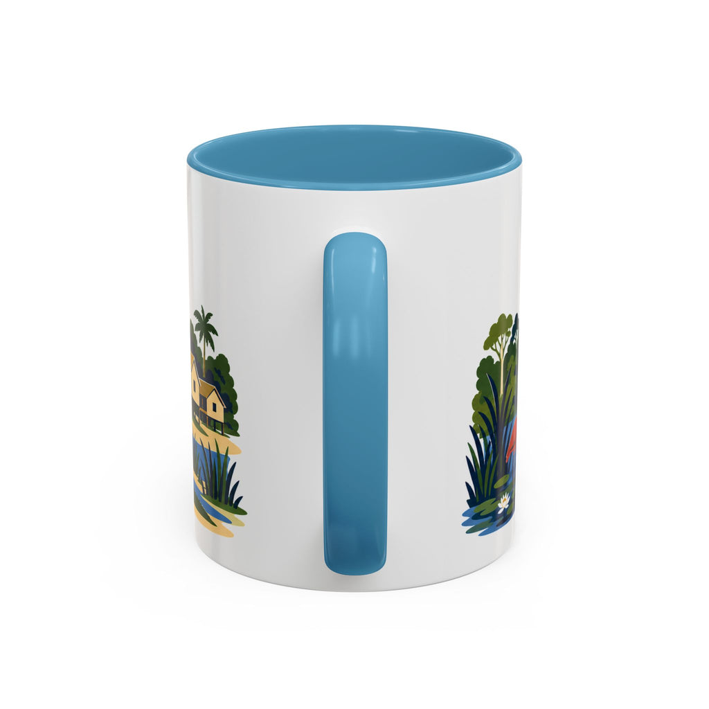 French Guiana Coffee Mug | Travel Souvenir Accent Mug | Country Gift Ceramic Cup 11oz 15oz
