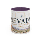 Nevada Home State Mug | Moving Away, Long Distance Friendship Gift | 11oz 15oz Accent Mug