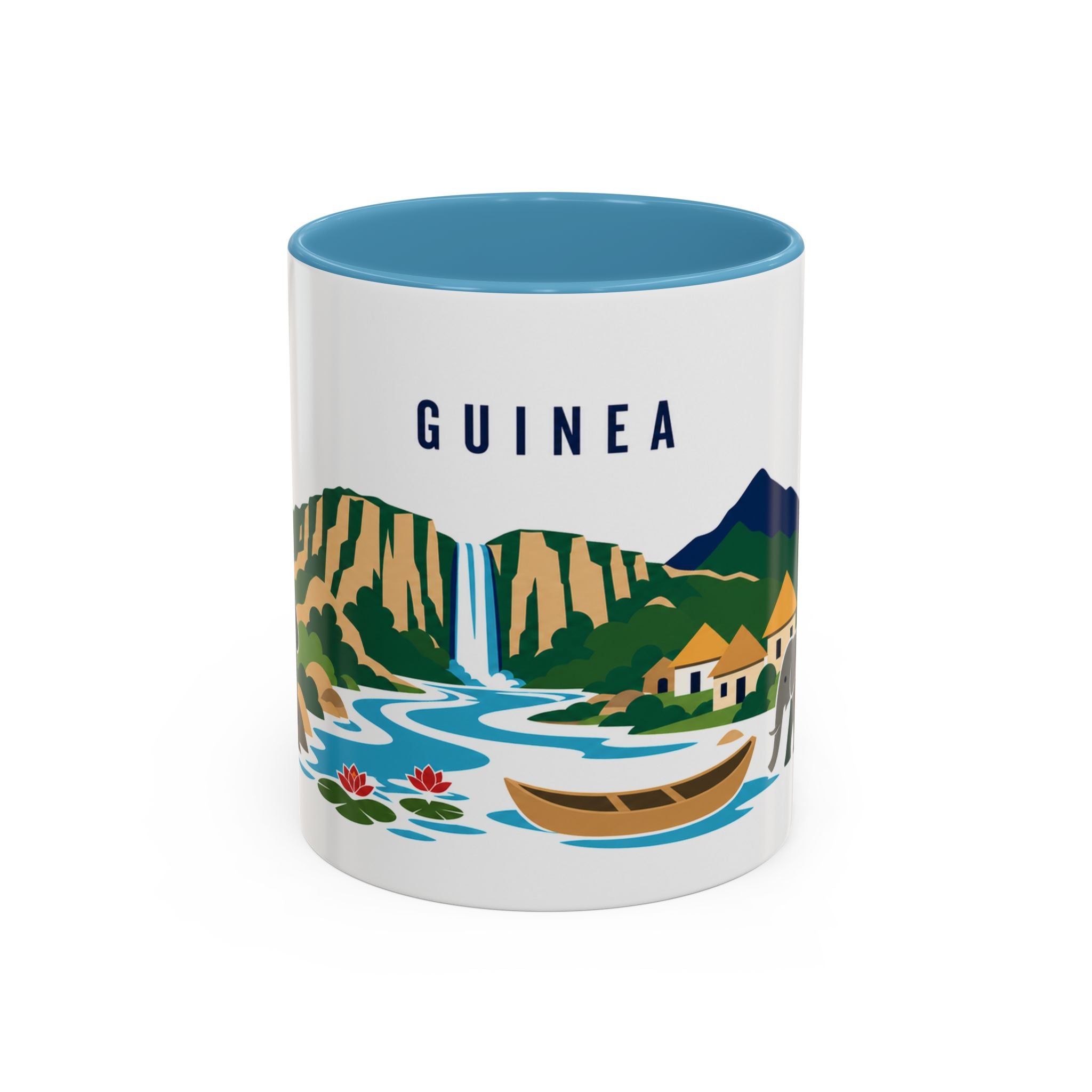 Guinea Coffee Mug | Travel Souvenir Accent Mug | Country Gift Ceramic Cup 11oz 15oz