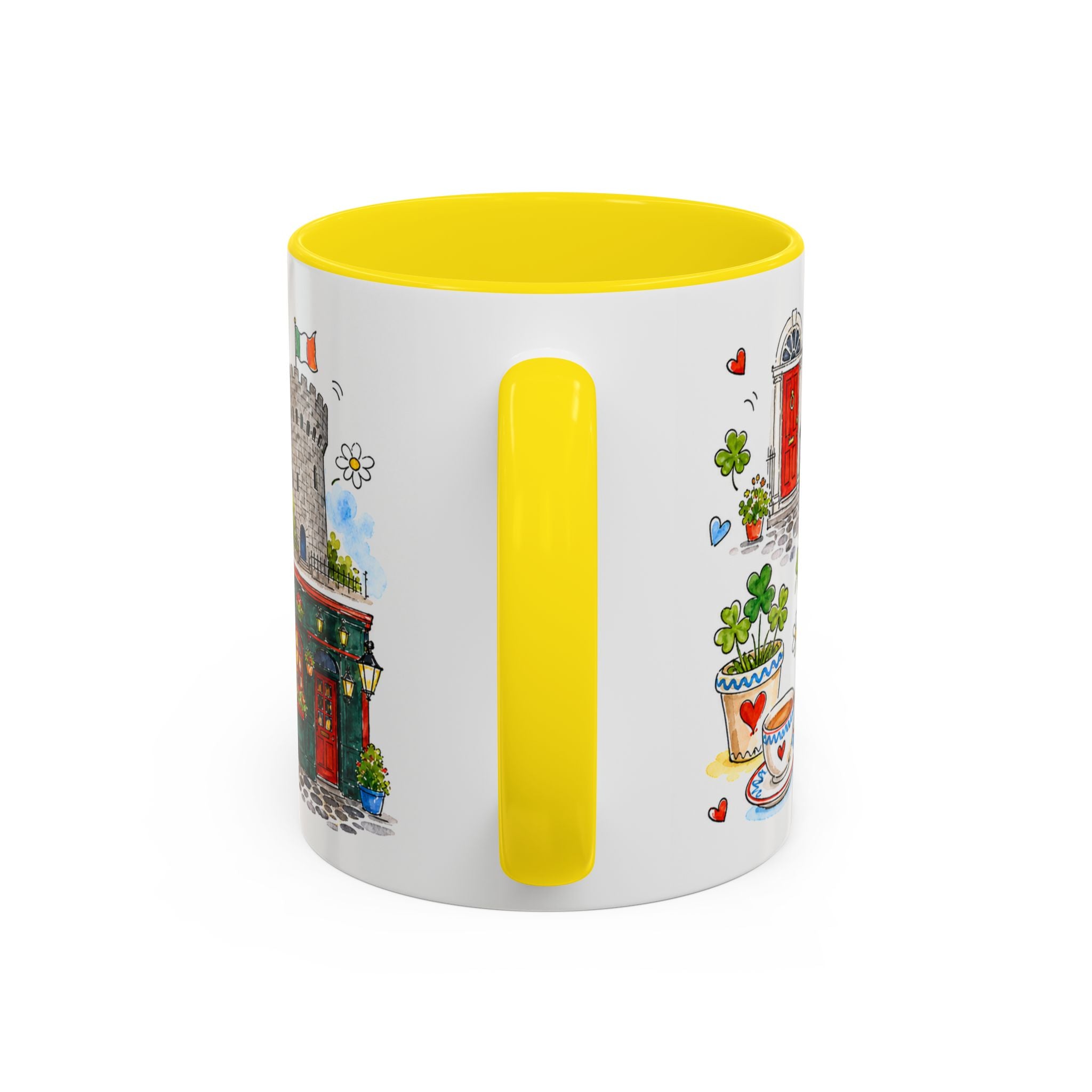 Dublin Travel Mug | European City Souvenir Accent Coffee Mug | 11oz 15oz Ceramic Cup