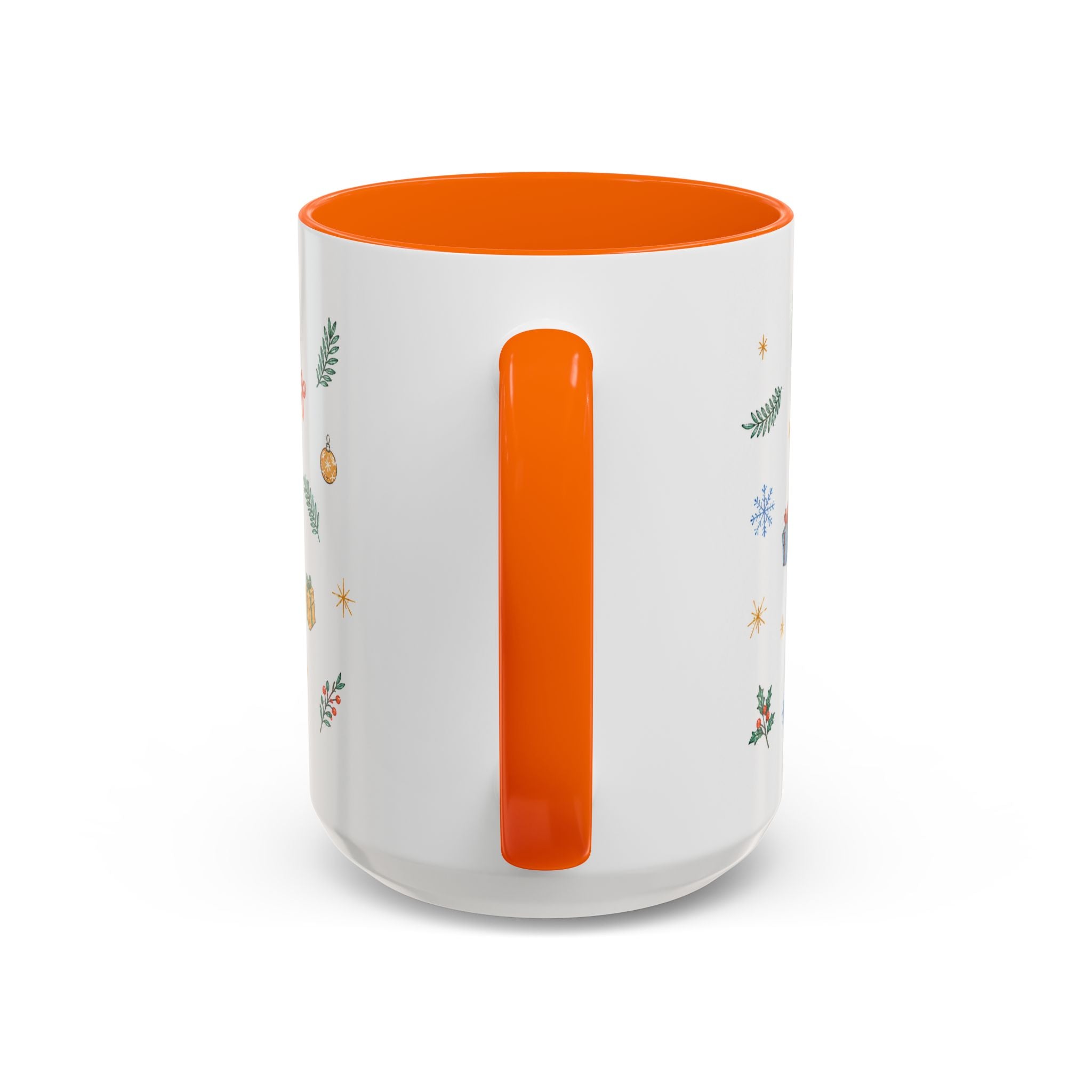 Angkor Christmas Mug | Watercolor Travel Souvenir | Holiday Gift | Accent Ceramic Coffee Cup 11oz 15oz
