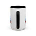 Mont Saint Michel Coffee Mug | Travel Destination Souvenir Gift | Accent Color Ceramic 11oz 15oz
