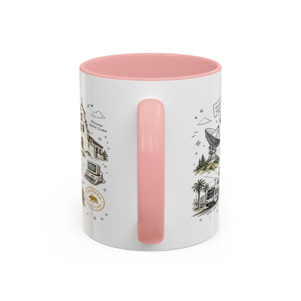 San Jose Coffee Mug | California Souvenir City Gift | Accent Color Ceramic 11oz 15oz