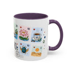 Cairo Coffee Mug | Postage Stamp Collage Mug | Travel Souvenir Accent Cup 11oz 15oz