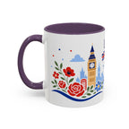 United Kingdom Coffee Mug | Travel Souvenir Accent Mug | Country Gift Ceramic Cup 11oz 15oz