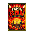 Spain World Cup Poster | Rally Fan Art Print | 2026 Soccer Wall Decor