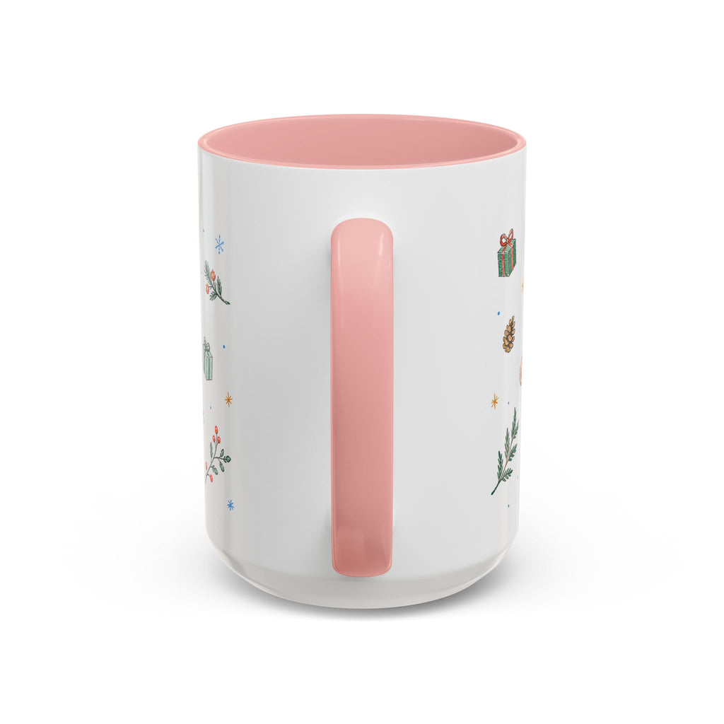 Rocky Mountain National Park Christmas Mug | Watercolor Travel Souvenir | Holiday Gift | Accent Ceramic Coffee Cup 11oz 15oz
