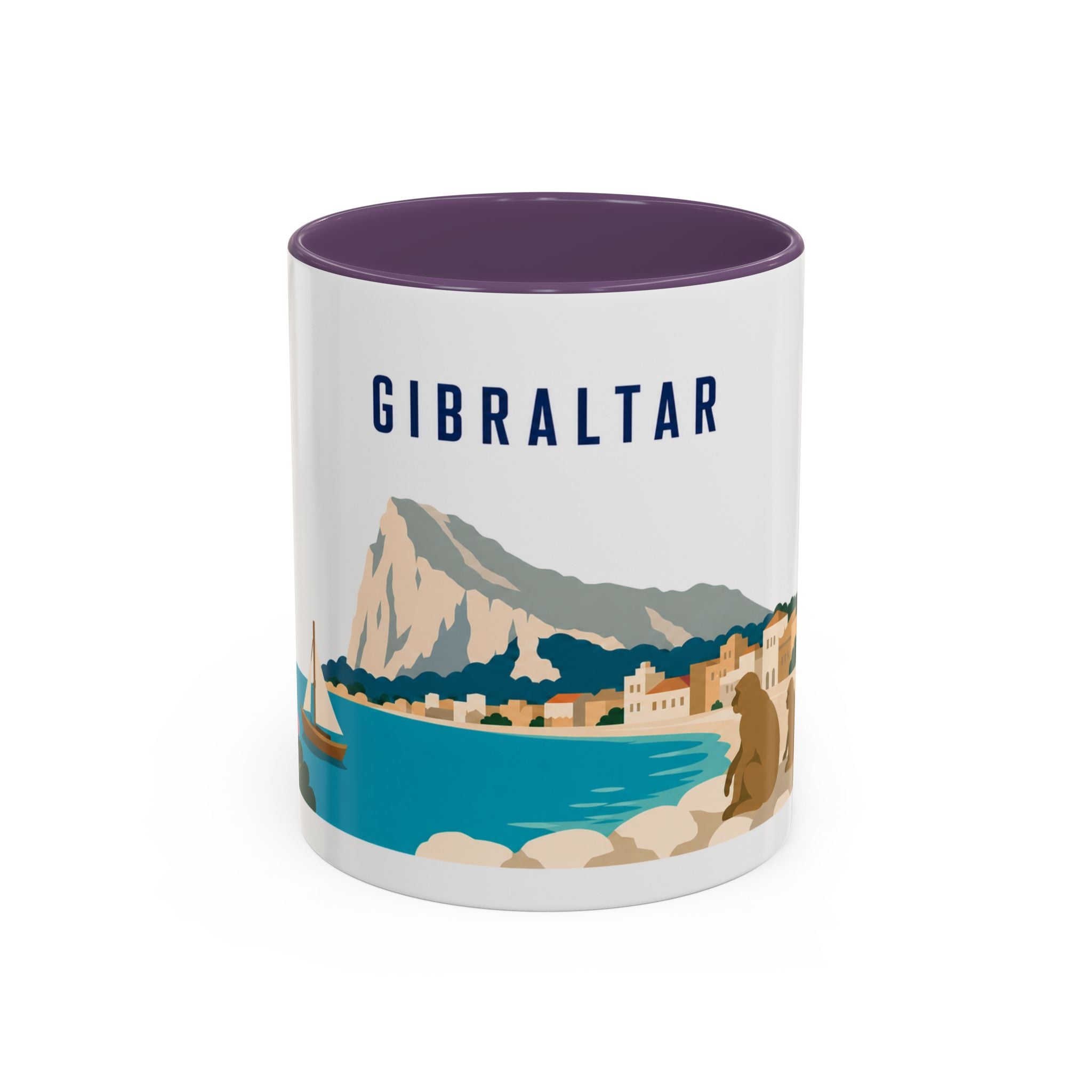 Gibraltar Coffee Mug | Travel Souvenir Accent Mug | Country Gift Ceramic Cup 11oz 15oz