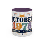 Custom Birthday Mug | Celestial Retro Design, Limited Edition (11oz or 15oz)