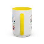 Chiang Mai Coffee Mug | Postage Stamp Collage Mug | Travel Souvenir Accent Cup 11oz 15oz