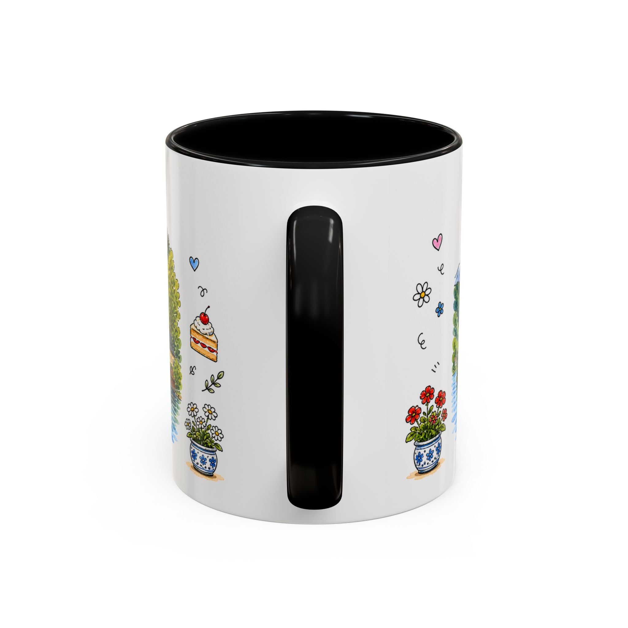 Bled Illustrated Travel Mug | Slovenia Souvenir Accent Coffee Mug | 11oz 15oz Ceramic Cup